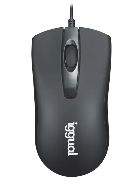 iggual IGG317648 COM-BUSINESS-1200DPI Ratón Óptico Negro