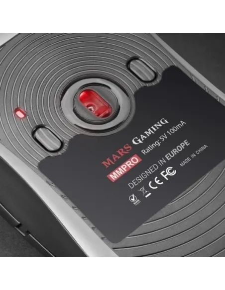 Mars Gaming MMPRO Ratón Gaming RGB 32000 DPI Negro