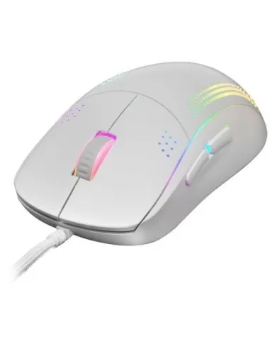 Mars Gaming MMPROW Ratón Gaming RGB 32000 DPI Blanco