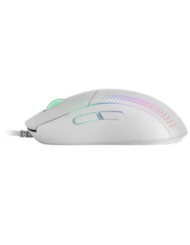 Mars Gaming MMPROW Ratón Gaming RGB 32000 DPI Blanco