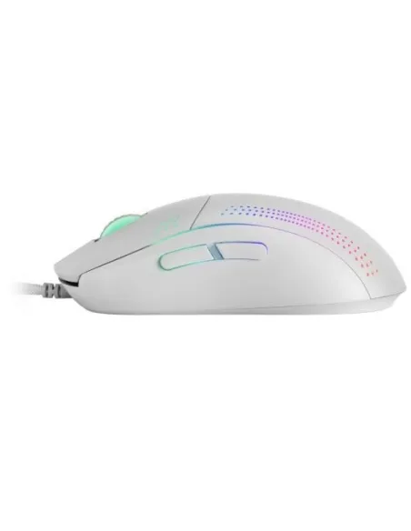Mars Gaming MMPROW Ratón Gaming RGB 32000 DPI Blanco