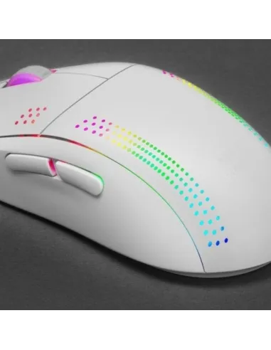 Mars Gaming MMPROW Ratón Gaming RGB 32000 DPI Blanco