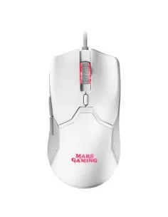 Mars Gaming MMVW Ratón Gaming RGB 10000DPI Blanco