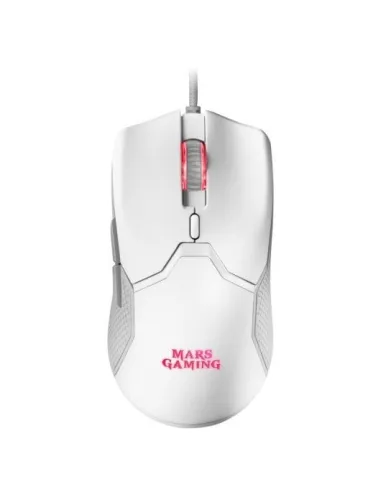 Mars Gaming MMV Ratón Gaming RGB 10000DPI Blanco