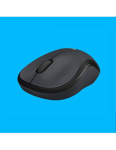 Logitech M220 Silent Ratón Inalámbrico 1000DPI Negro