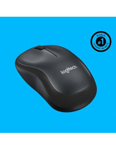 Logitech M220 Silent Ratón Inalámbrico 1000DPI Negro