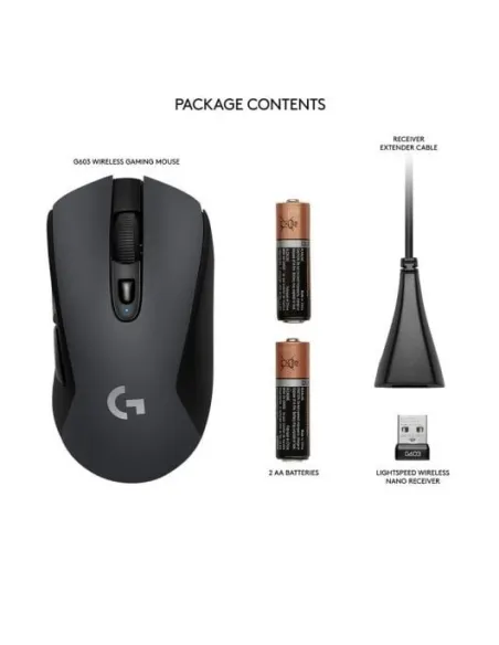 Logitech 910-005102 G603 Ratón Gaming Inalámbrico 12000DPI