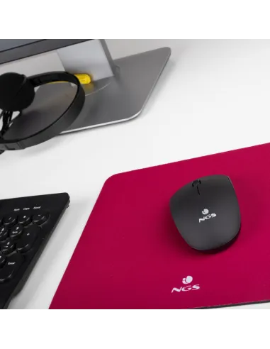 NGS Easy Alpha Ratón Óptico Inalámbrico 1000 DPI Negro