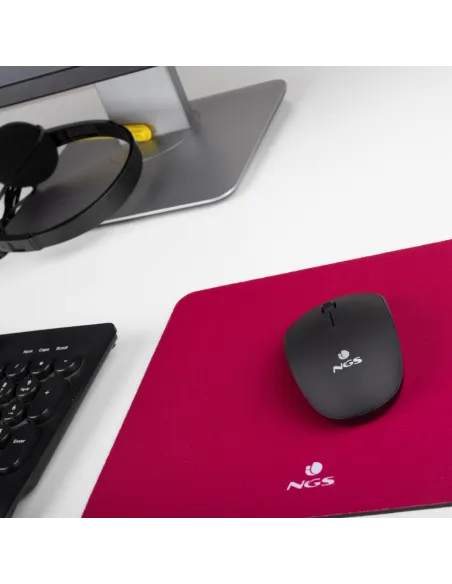 NGS Easy Alpha Ratón Óptico Inalámbrico 1000 DPI Negro