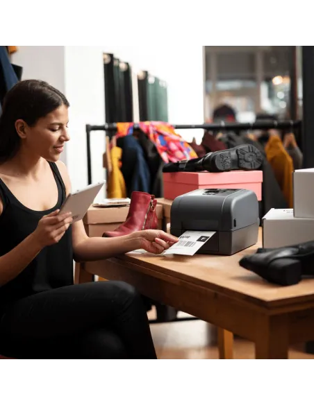 Brother TD-4650TNWB Impresora de Tickets Negra