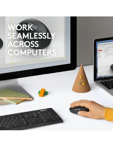 Logitech M590 Silent Ratón Inalámbrico Multidispositivo 1000DPI Negro