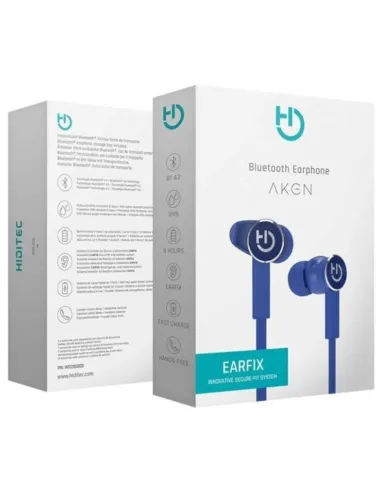 Hiditec Aken Auricular Bluetooth Azul