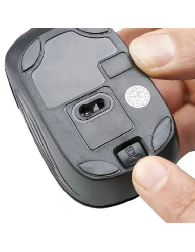 NGS Ash Dual Mini Ratón Inalámbrico 2.4GHz/Bluetooth 1200 DPI