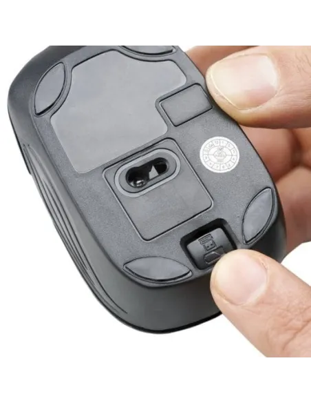 NGS Ash Dual Mini Ratón Inalámbrico 2.4GHz/Bluetooth 1200 DPI