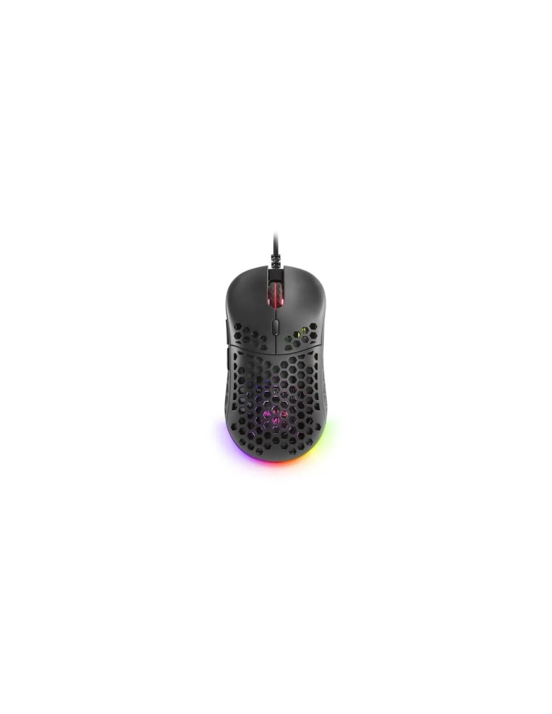 Mars Gaming Raton Gaming ligero RGB negro