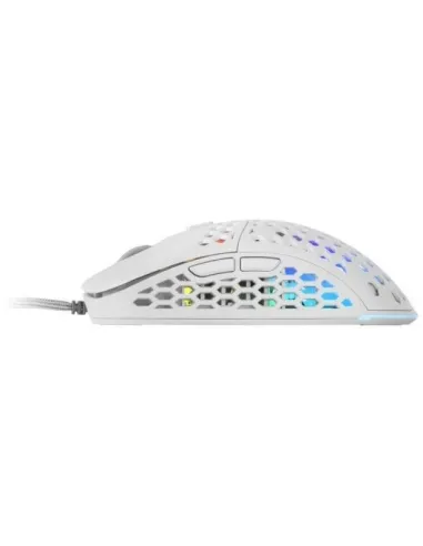 Mars Gaming MM55W Ratón Gaming RGB 12800 DPI Blanco