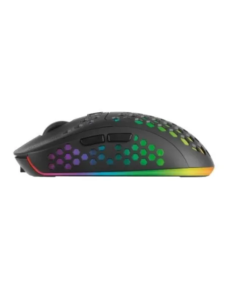 Mars Gaming MMW3 Ratón Gaming Inalámbrico RGB Flow 3200DPI Negro