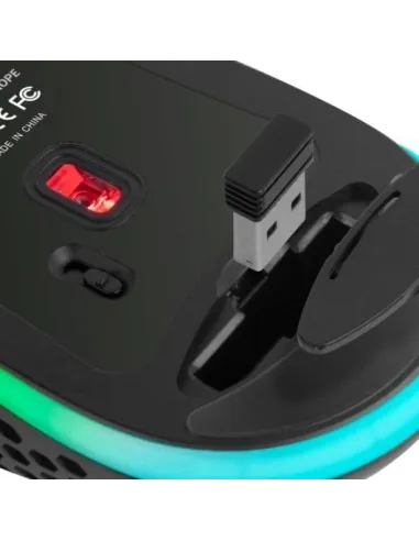 Mars Gaming MMW3 Ratón Gaming Inalámbrico RGB Flow 3200DPI Negro