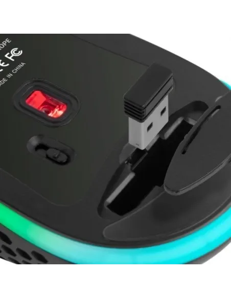 Mars Gaming MMW3 Ratón Gaming Inalámbrico RGB Flow 3200DPI Negro