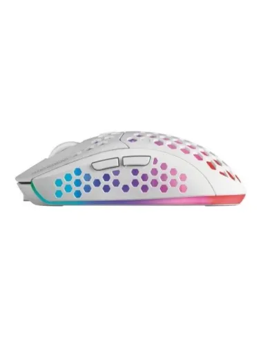 Mars Gaming MMW3 Ratón Gaming Inalámbrico RGB Flow 3200DPI Blanco