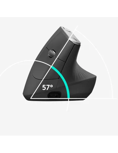 Logitech MX Vertical Ratón Ergonómico Avanzado