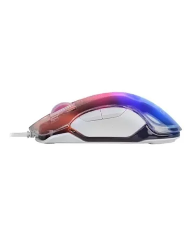 Mars Gaming MMGLOWW Ratón Gaming RGB 12800 DPI Blanco