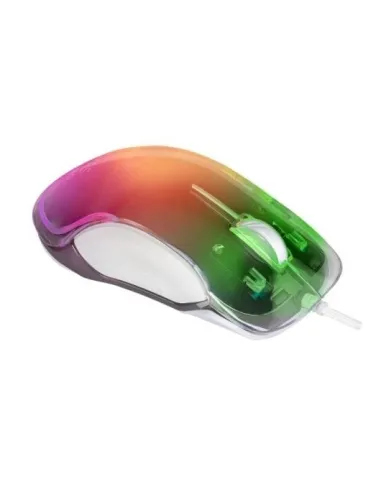 Mars Gaming MMGLOWW Ratón Gaming RGB 12800 DPI Blanco