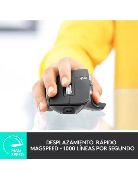 Logitech MX Master 3 Ratón Inalámbrico Avanzado 4000DPI Grafito