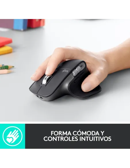 Logitech MX Master 3 Ratón Inalámbrico Avanzado 4000DPI Grafito