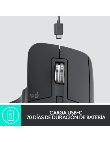 Logitech MX Master 3 Ratón Inalámbrico Avanzado 4000DPI Grafito