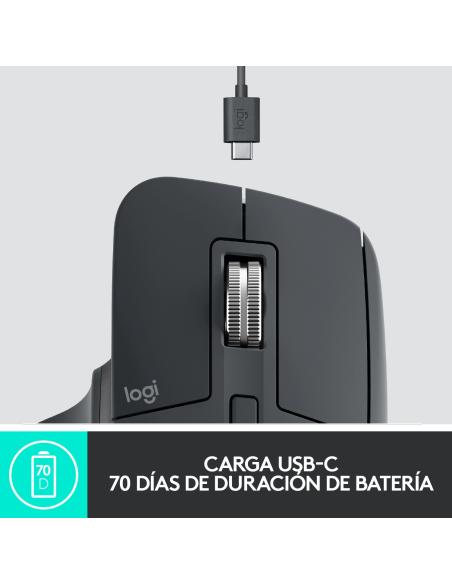 Logitech MX Master 3 Ratón Inalámbrico Avanzado 4000DPI Grafito