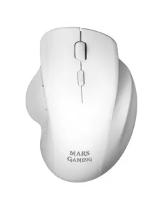Mars Gaming MMWERGOW Ratón Inalámbrico 3200DPI Blanco-FTRRIN0469