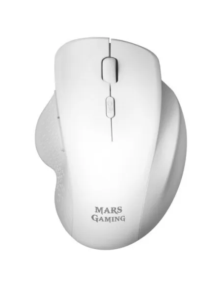 Mars Gaming MMWERGO Ratón Inalámbrico 3200DPI Blanco
