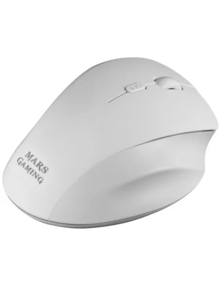 Mars Gaming MMWERGO Ratón Inalámbrico 3200DPI Blanco