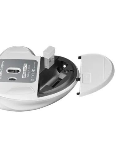 Mars Gaming MMWERGO Ratón Inalámbrico 3200DPI Blanco