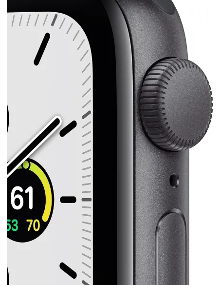 Apple Watch SE 2021 GPS 40mm Aluminio Gris Espacial con Correa Deportiva Negra