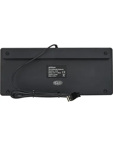 Primux K100B Teclado USB Negro
