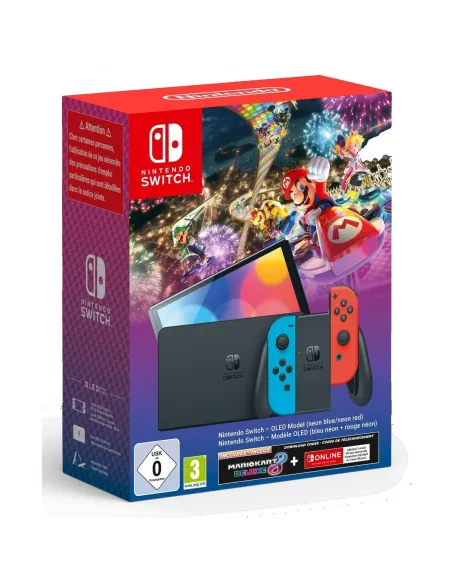 Nintendo Switch Consola OLED Mario Kart 8  Deluxe Digital