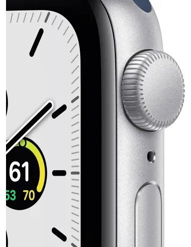 Apple Watch SE 2021 GPS 40mm Aluminio Plata con Correa Deportiva Azul