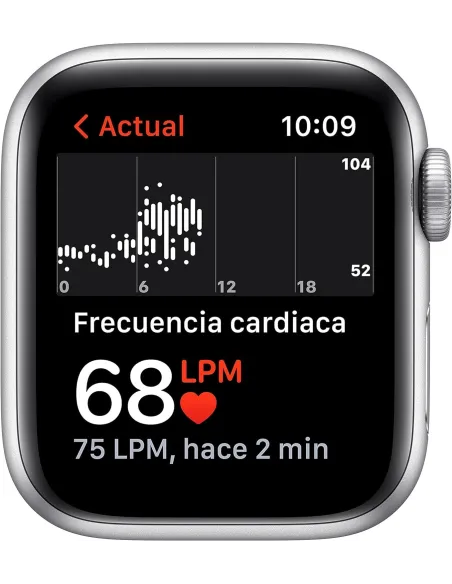 Apple Watch SE 2021 GPS 40mm Aluminio Plata con Correa Deportiva Azul