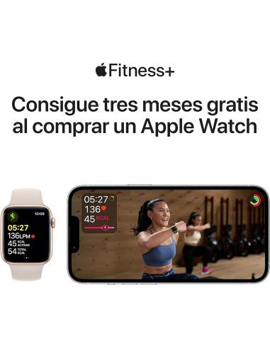Apple Watch SE 2021 GPS 40mm Aluminio Plata con Correa Deportiva Azul
