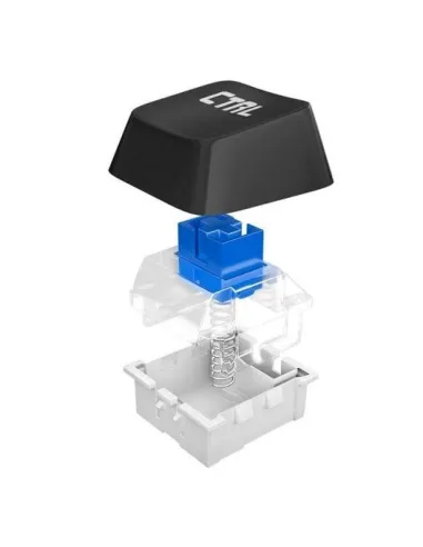 Mars Gaming MKXTKL Teclado Mecánico Gaming RGB Switch Azul