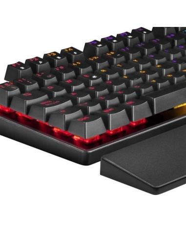 Mars Gaming MKXTKL Teclado Mecánico Gaming RGB Switch Rojo