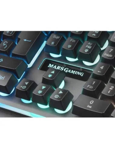 Mars Gaming MK320 Teclado Híbrido RGB Negro