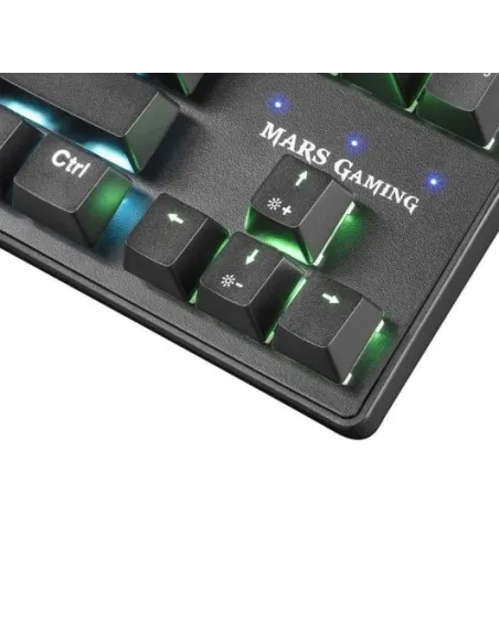 Mars Gaming MKXTKL Teclado Mecánico Gaming RGB Switch  Rojo (Teclado Francés)