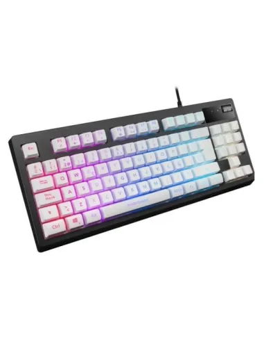 Mars Gaming MKAXWES Teclado Gaming RGB Blanco