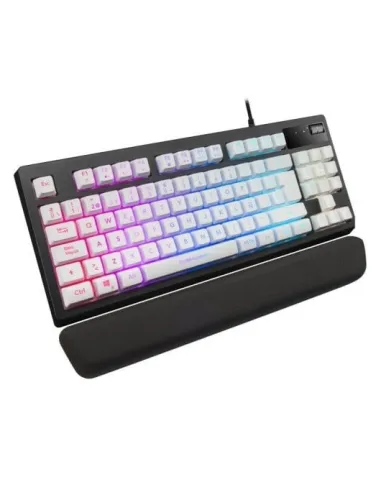 Mars Gaming MKAXWES Teclado Gaming RGB Blanco