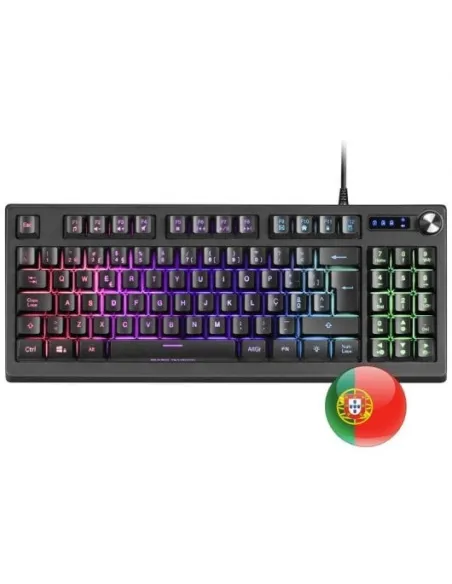 Mars Gaming MKREVO Teclado Gaming RGB Portugués