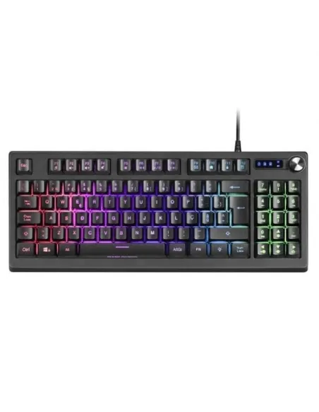 Mars Gaming MKREVO Teclado Gaming RGB Portugués