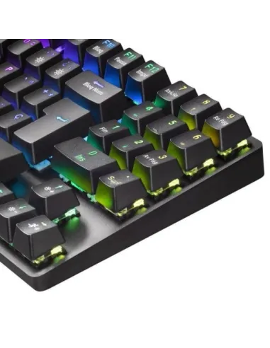 Mars Gaming MKREVOPRO Teclado Mecánico Gaming RGB Switch Azul Portugués